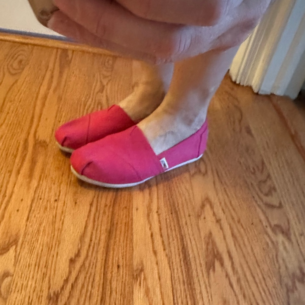 Pink Canvas Slip-On Shoes